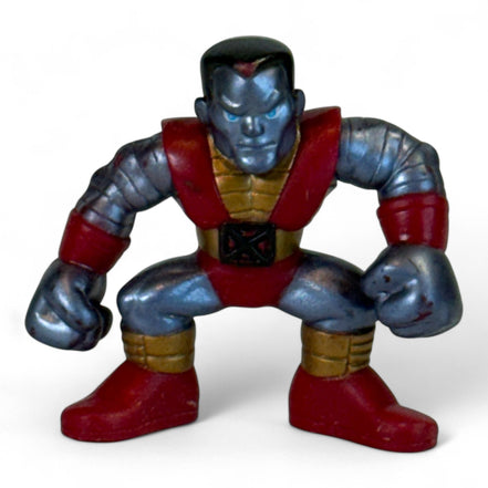 Marvel Super Hero Squad Colossus figure in red and gold armor