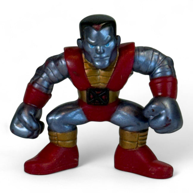 Marvel Super Hero Squad Colossus figure in red and gold armor