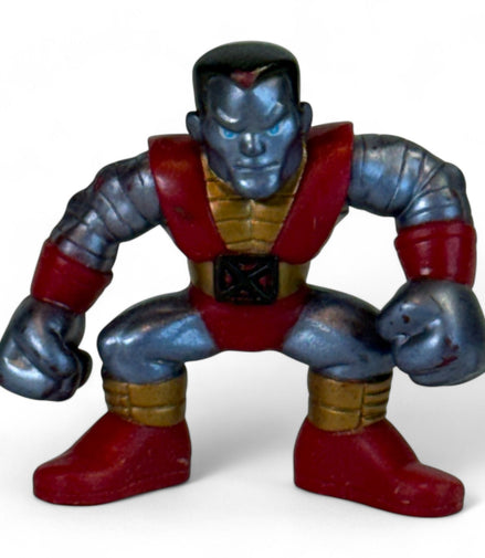 Marvel Super Hero Squad Colossus figure in red and gold armor