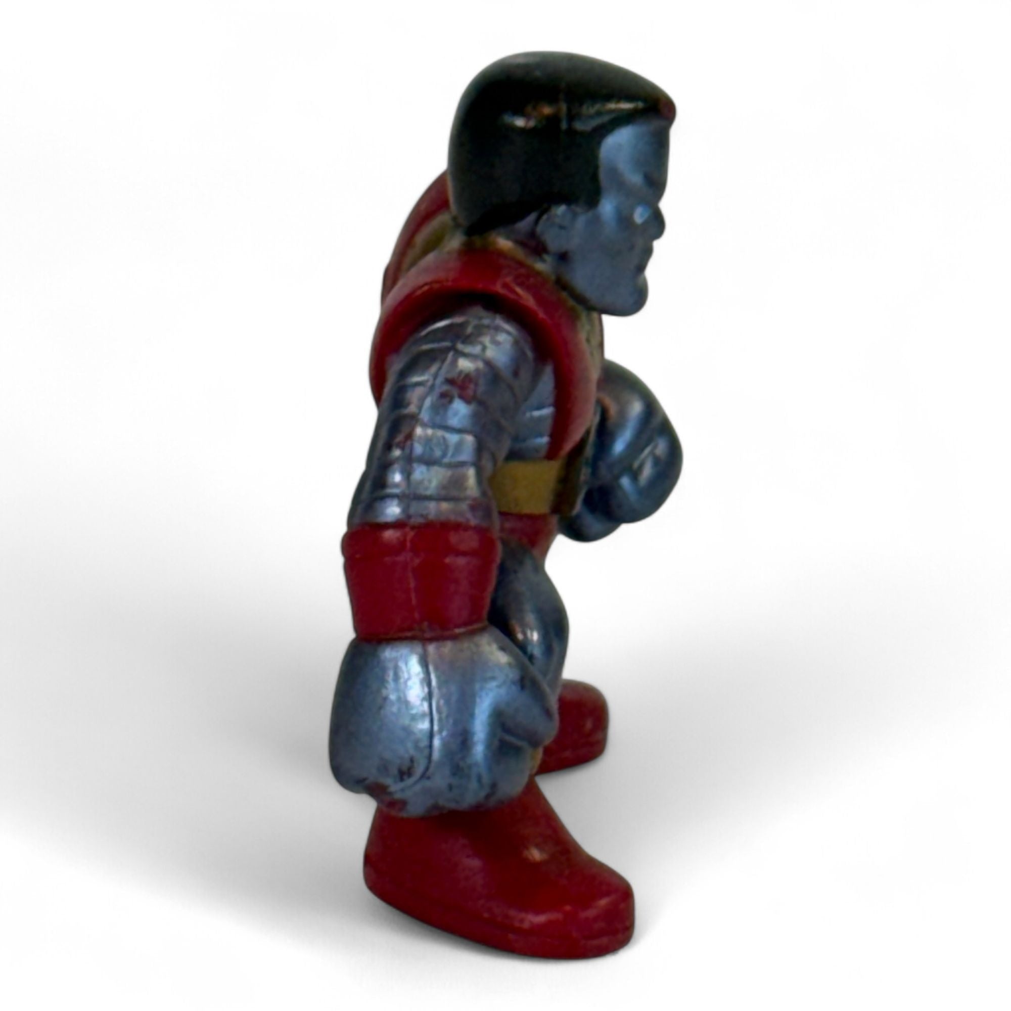 Side profile of Colossus in superhero stance