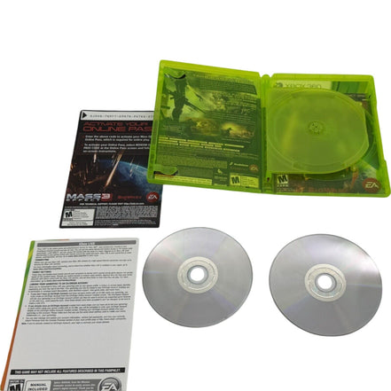 Back cover of Mass Effect 3 Xbox 360 game case