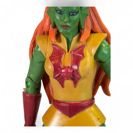 Close-up of Octavia action figure's upper body