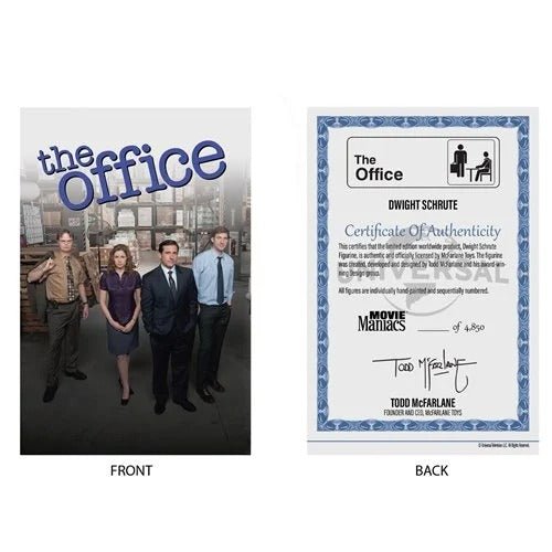 McFarlane Toys Movie Maniacs Limited Edition 6 - Inch Scale Posed Figure - Select Figure(s)ToyShnipAction & Toy FiguresDwight Schrute - The OfficeShopify CollectiveToyShnip72