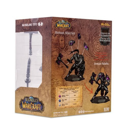 McFarlane Toys World of Warcraft 1:12 Posed Figure - Select Figure(s) - Flip Side CollectiblesAction & Toy FiguresToyShnipHuman Paladin Warrior (Epic)