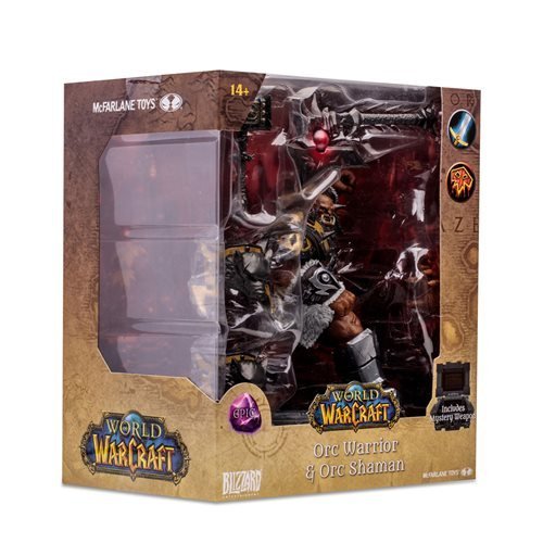 McFarlane Toys World of Warcraft 1:12 Posed Figure - Select Figure(s) - Flip Side CollectiblesAction & Toy FiguresToyShnipOrc Shaman Warrior (Epic)