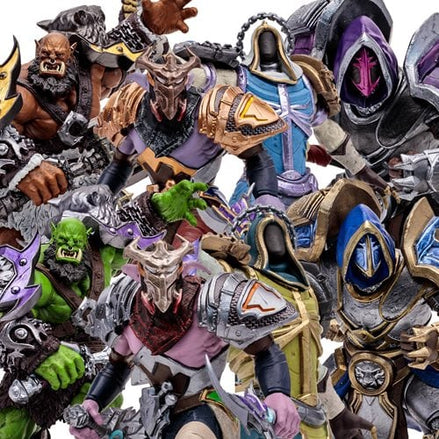 McFarlane Toys World of Warcraft 1:12 Posed Figure - Select Figure(s) - Flip Side CollectiblesAction & Toy FiguresToyShnipHuman Paladin Warrior (Common)