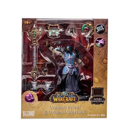 McFarlane Toys World of Warcraft 1:12 Posed Figure - Select Figure(s) - Flip Side CollectiblesAction & Toy FiguresToyShnipUndead Priest Warlock (Epic)