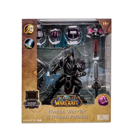 McFarlane Toys World of Warcraft 1:12 Posed Figure - Select Figure(s) - Flip Side CollectiblesAction & Toy FiguresToyShnipHuman Paladin Warrior (Epic)