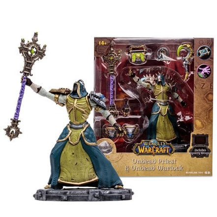 McFarlane Toys World of Warcraft 1:12 Posed Figure - Select Figure(s) - Flip Side CollectiblesAction & Toy FiguresToyShnipUndead Priest Warlock (Common)
