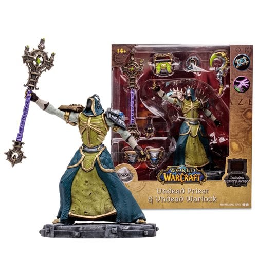 McFarlane Toys World of Warcraft 1:12 Posed Figure - Select Figure(s) - Flip Side CollectiblesAction & Toy FiguresToyShnipUndead Priest Warlock (Common)