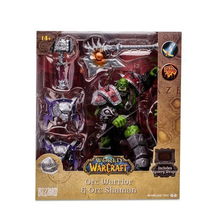 McFarlane Toys World of Warcraft 1:12 Posed Figure - Select Figure(s) - Flip Side CollectiblesAction & Toy FiguresToyShnipOrc Shaman Warrior (Common)