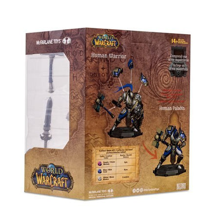 McFarlane Toys World of Warcraft 1:12 Posed Figure - Select Figure(s) - Flip Side CollectiblesAction & Toy FiguresToyShnipHuman Paladin Warrior (Common)