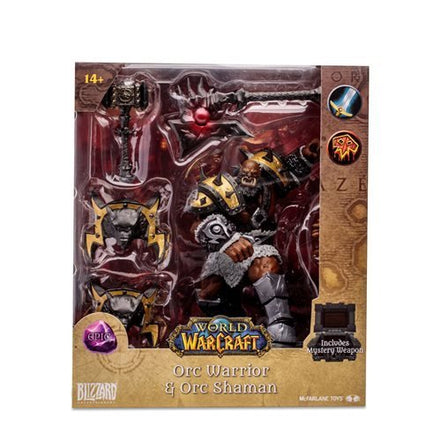 McFarlane Toys World of Warcraft 1:12 Posed Figure - Select Figure(s) - Flip Side CollectiblesAction & Toy FiguresToyShnipOrc Shaman Warrior (Epic)