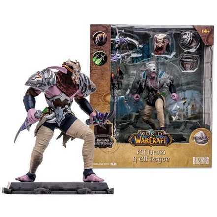 McFarlane Toys World of Warcraft 1:12 Posed Figure - Select Figure(s) - Flip Side CollectiblesAction & Toy FiguresToyShnipElf Druid Rogue (Common)