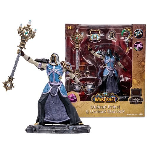 McFarlane Toys World of Warcraft 1:12 Posed Figure - Select Figure(s) - Flip Side CollectiblesAction & Toy FiguresToyShnipUndead Priest Warlock (Epic)