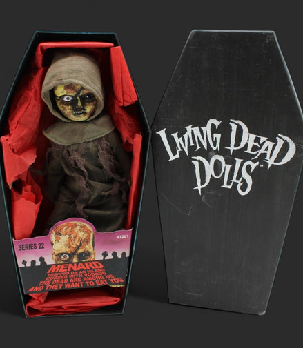 Menard Zombie Doll in Coffin Box - Living Dead Dolls Series 22 - Flip Side CollectiblesLiving Dead DollLiving Dead Dolls