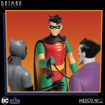 Joker action figure from Mezco Toyz's DC Batman: The Animated Series