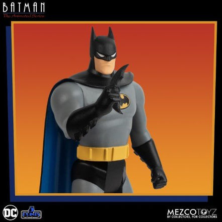 Catwoman and Joker figures from Mezco Toyz's DC Batman: The Animated Series