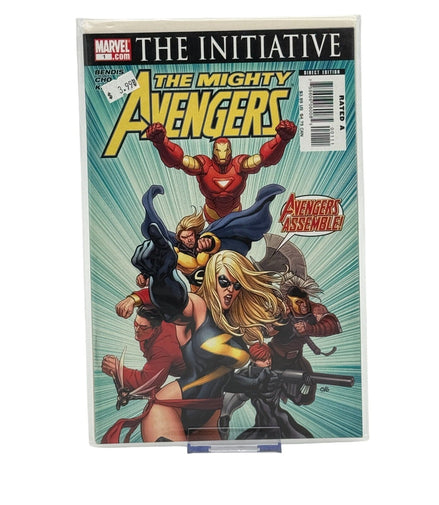 The Mighty Avengers #1 comic cover featuring Iron Man and Thor from 2007
