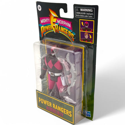 Side view of Mighty Morphin Power Rangers Pink Ranger Kimberly action figure
