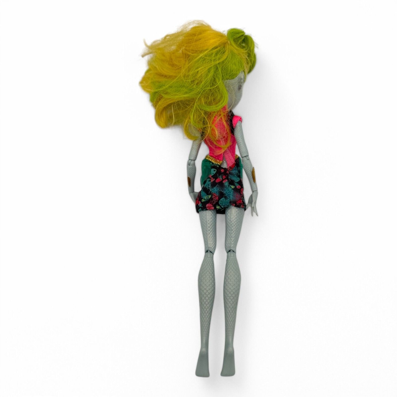 Back view of Monster High Lagoonafire Fusion Doll showing outfit details