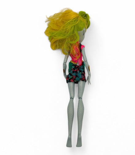 Back view of Monster High Lagoonafire Fusion Doll showing outfit details