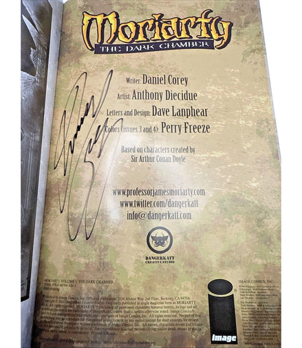 Moriarty: The Dark Chamber Signed Graphic Novel by Daniel Corey - Flip Side CollectiblesGraphic NovelImage Comics