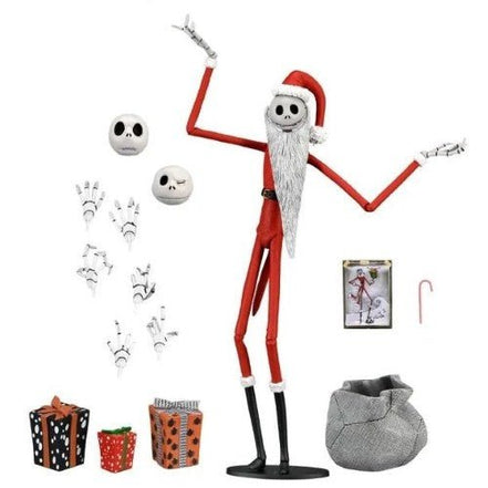 NECA Nightmare Before Christmas action figures set including Jack Skellington, Sally, and others