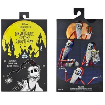NECA Nightmare Before Christmas action figures set including Jack Skellington, Sally, and others
