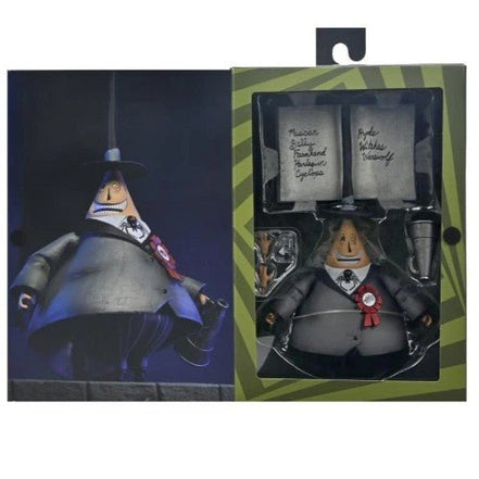 NECA Nightmare Before Christmas action figures set including Jack Skellington, Sally, and others