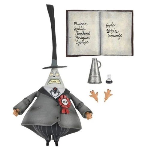 NECA Nightmare Before Christmas action figures set including Jack Skellington, Sally, and others