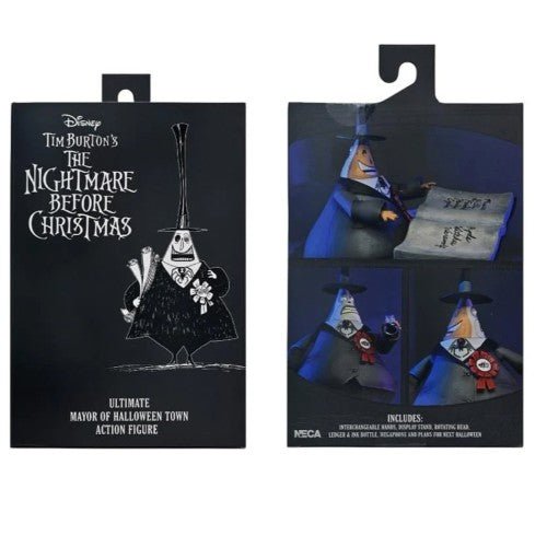 NECA Nightmare Before Christmas action figures set including Jack Skellington, Sally, and others