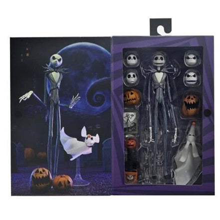 Boxed NECA Nightmare Before Christmas Jack Skellington figure with accessories