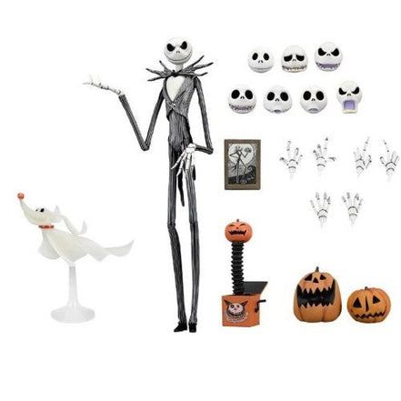 NECA Nightmare Before Christmas Sally figure with interchangeable faces and accessories