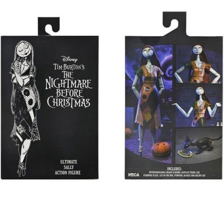 NECA Nightmare Before Christmas action figures set including Jack Skellington, Sally, and others