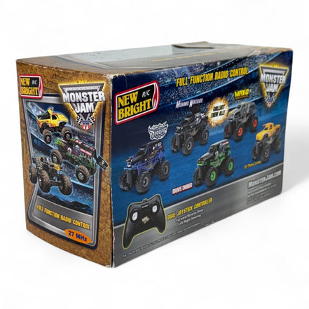 New Bright Monster Jam R/C Grave Digger 27 MHz Full Function Radio Control Truck - Flip Side CollectiblesToyNew Bright