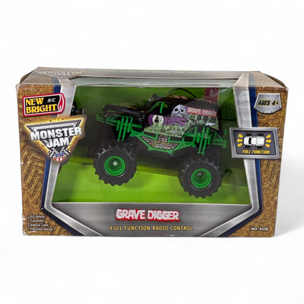 New Bright Monster Jam R/C Grave Digger 27 MHz Full Function Radio Control Truck - Flip Side CollectiblesToyNew Bright