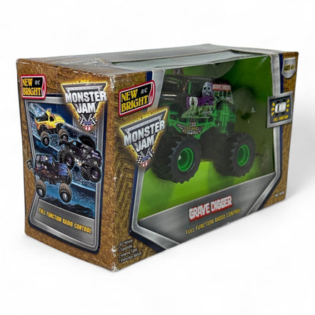 New Bright Monster Jam R/C Grave Digger 27 MHz Full Function Radio Control Truck - Flip Side CollectiblesToyNew Bright