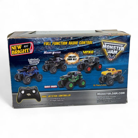 New Bright Monster Jam R/C Grave Digger 27 MHz Full Function Radio Control Truck - Flip Side CollectiblesToyNew Bright