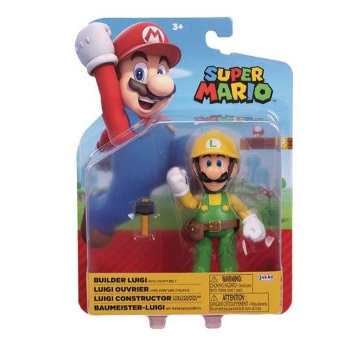 Builder Luigi action figure in packaging