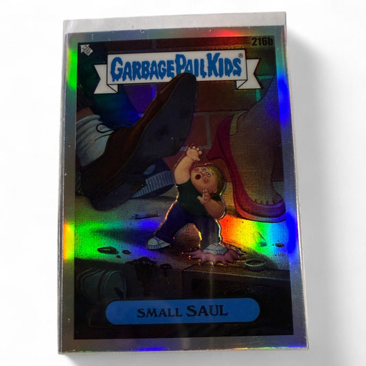 Garbage Pail Kids Chrome Refractor Card 216b Small Saul Topps