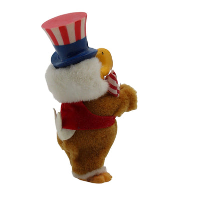 Side view of the Olympic Eagle Uncle Sam Plush Figurine