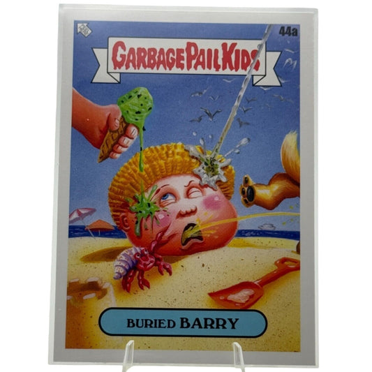Garbage Pail Kids Buried Barry 44a 2021 Go On Vacation Card Checklist A Hilarious Collectible