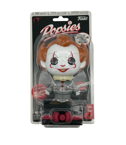Pennywise Funko Pop Popsies figure in packaging with pop-up message