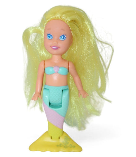 Playskool mermaid sea pony doll with blonde hair and colorful tail