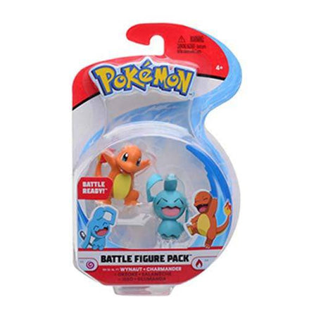 Pokemon Battle 2 Inch And 3 Inch Figure Packs(50077) - Select Figure(s) - Flip Side CollectiblesAction & Toy FiguresToyShnipWynaut + Charmander