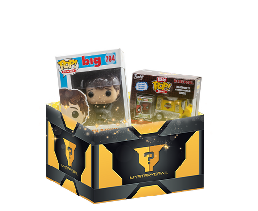 Funko Pop and Bitty Pop mystery box with collectibles