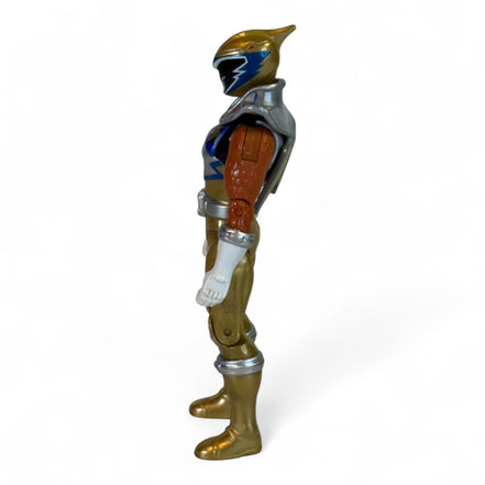 Power Rangers Dino Super Charge Gold Ranger Action Figure side view