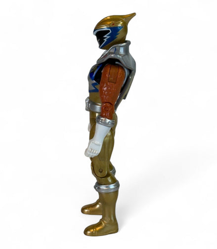 Power Rangers Dino Super Charge Gold Ranger Action Figure side view