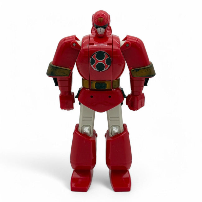 Front view of Bandai Power Rangers Red Ranger Ninja Storm Zord action figure